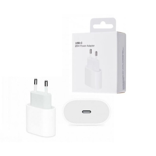 CHARGER ADAPTER A2347/MHJ83ZM TYPE-C 20W WHITE